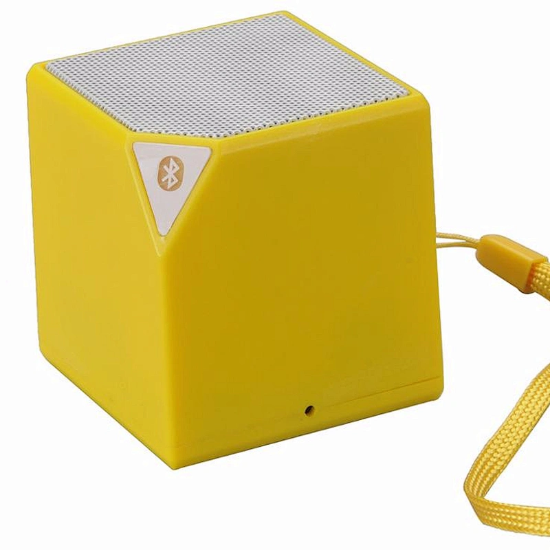 sample free bluetooth portable square rope stereo geometric mini wireless speaker