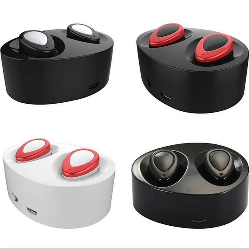 Sports Dual Ear Colorful Wireless Charging Box TWS Mini Earbuds Bluetooth Earphone