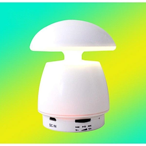 Wireless Bluetooth LED Light Flashing Mini Mushroom Lamp Speaker