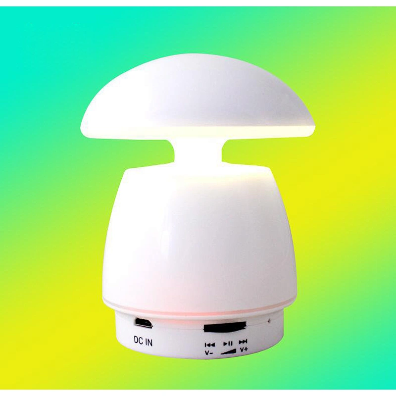 Wireless Bluetooth LED Light Flashing Mini Mushroom Lamp Speaker