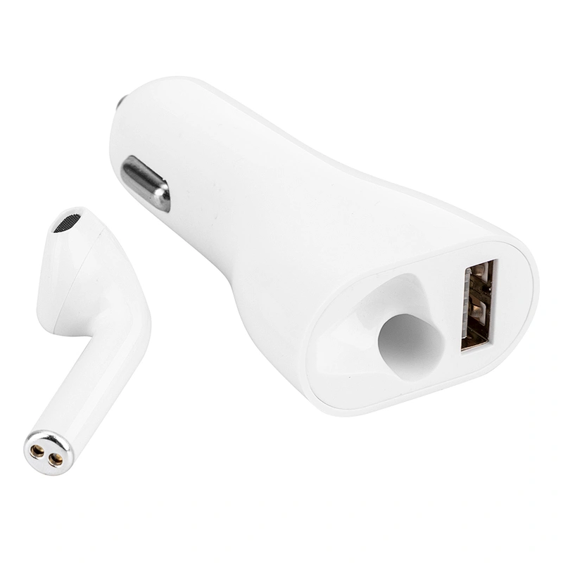 Logo Single Earbud Bluetooth Driver Magnetic Car Charging Wireless USB Earphone For i7s