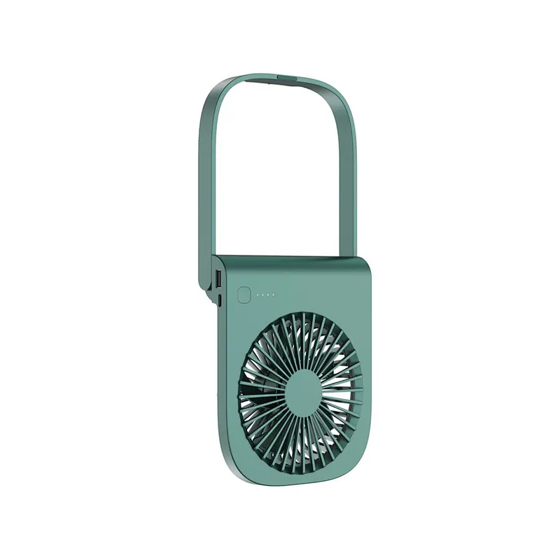 Portable Mini USB 4800mAh Rechargeable Brushless Powerbank Desk Fan