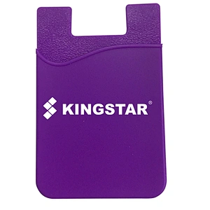 With 3M Adhesive Sticker Silicon Mobile Phone Back Cover Card Holder