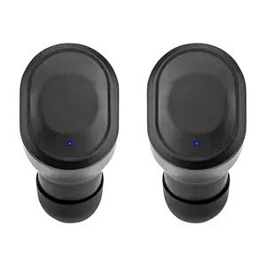 GW17 mini invisible in ear stereo 5.0 bluetooth tws earbuds with rotation charging case