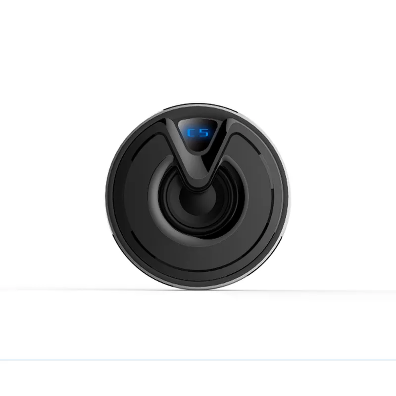 OEM Wireless Bluetooth Aluminum Alloy Super Bass Mini Round Speaker