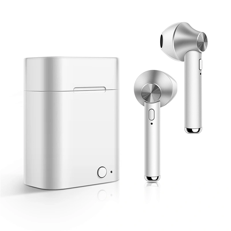 500mah Charging Case BT 5.0 Wireless Bluetooth Metal Tws Earphones
