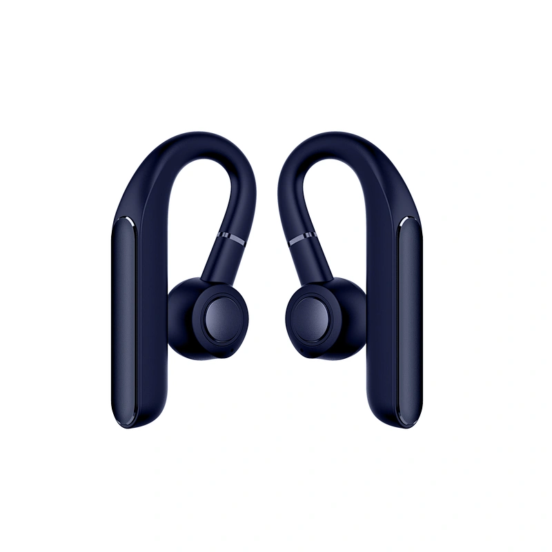 Stereo Noise Canceling Wireless Bluetooth Earhook Headphones With Charging Case