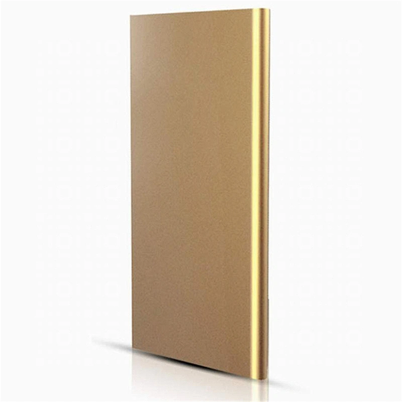Free Sample  Battery usb Charger Power Bank mini Metal portable ultrathin Power banks 8000mah