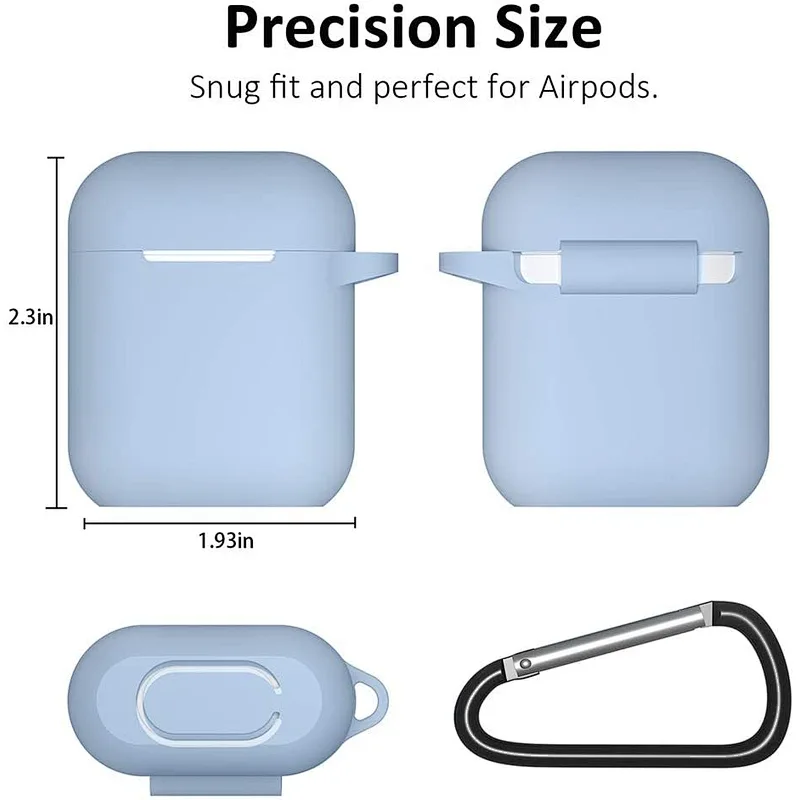 Silicone Earphone Cover Macaroon Shockproof Sleeve for Airpods1 2