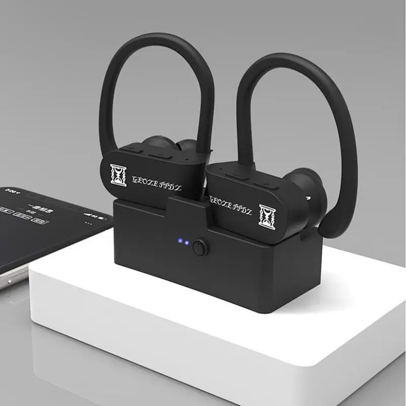 OEM Mini In Ear Bluetooth Wireless Waterproof 5.0 TWS Earbuds Earhook