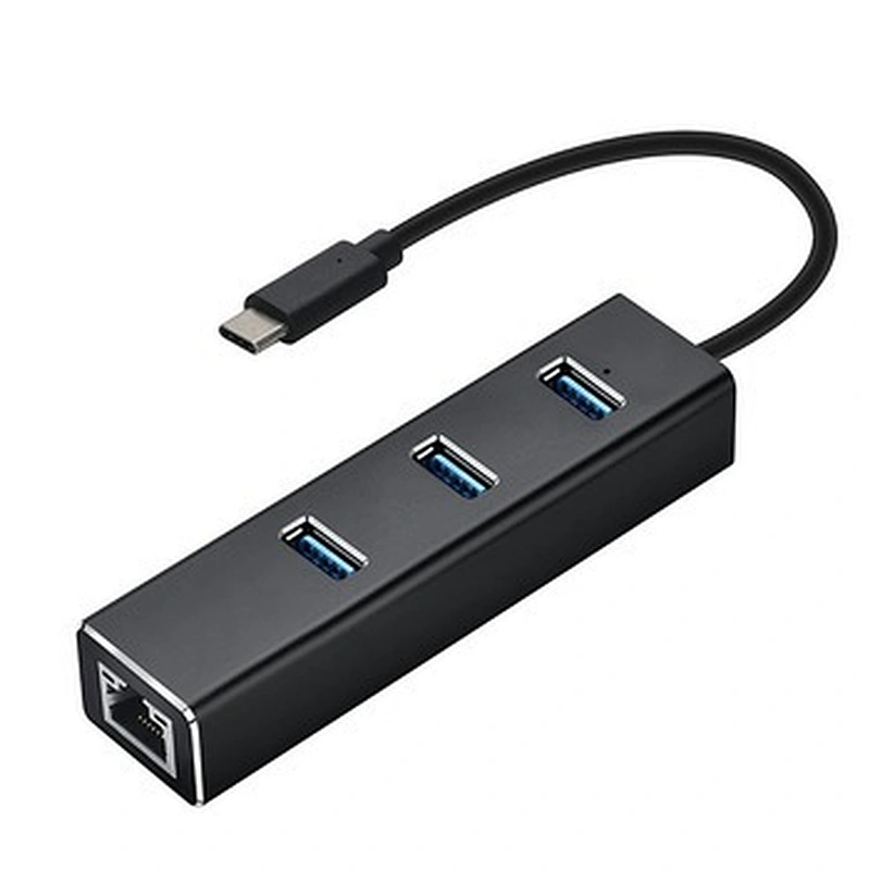 Wholesale Por Hub Network Adapter Aluminum Superspeed USB 3.1 Type C Hub