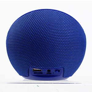 Stereo Fabric Cloth Cover Wireless Charger Bluetooth Speaker