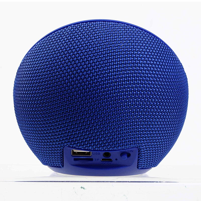 Stereo Fabric Cloth Cover Wireless Charger Bluetooth Speaker