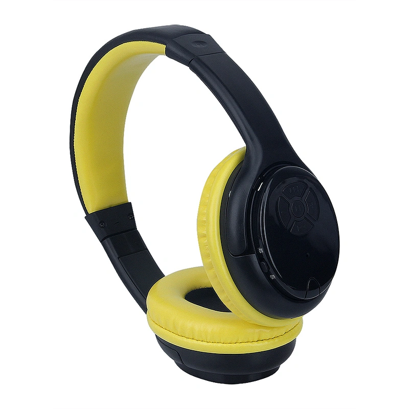 Noise Cancelling foldable headset flexible wireless bluetooth sport Handsfree over ear Headphones