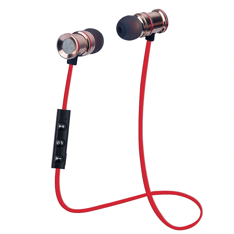 Sport Metal Magnetic Wireless Bluetooth Earphones