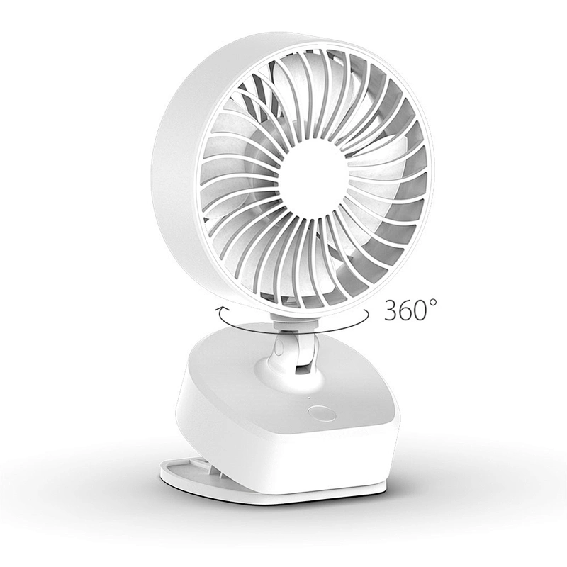 2600mah Battery Operated 360 Degree Rotatable Desktop Electric USB Fan