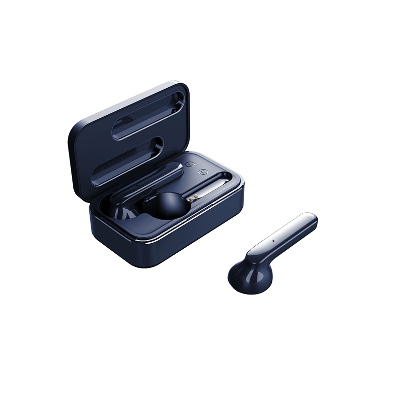 Mini Square Bluetooth TWS Headphone Aluminum Stereo Bass Wireless Earphones
