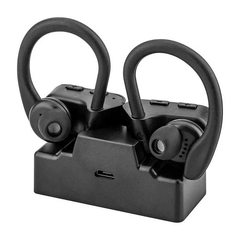 Manufacturing Hang Earhook Mini Ture TWS Waterproof Bluetooth Earphone