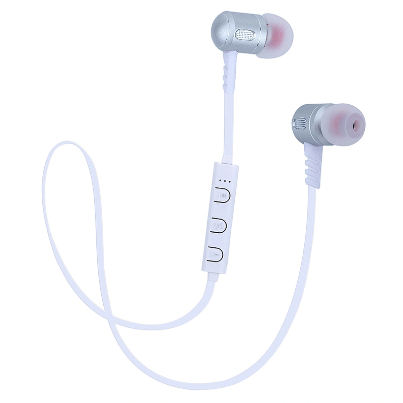 oem logo stereo magnetic metal in-ear wireless earphone