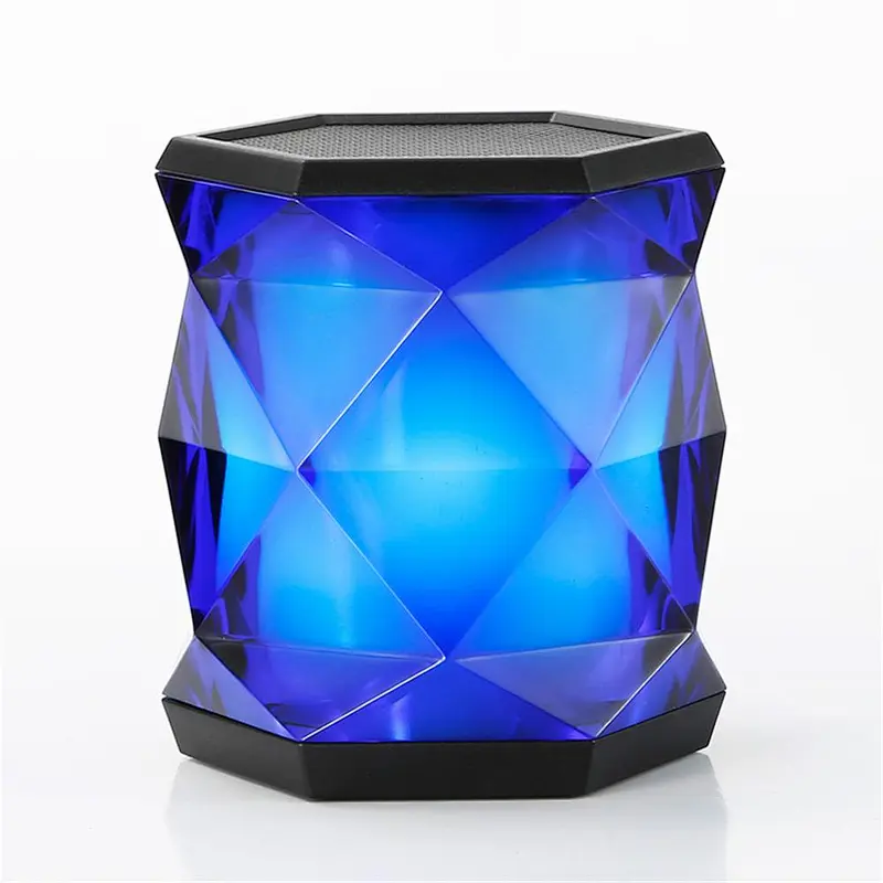 Crystal Color Changing Mini Portable Led Wireless Speaker