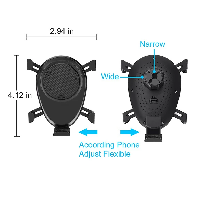 Charging Mount QI Wireless Car Charger with Holder
