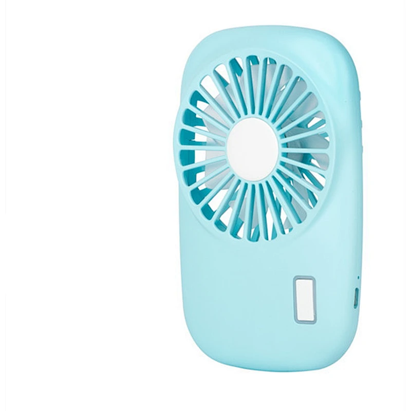 2019 Promotion gifts Compact desktop with lithium battery subway Handheld electrical Fan with rope outdoor Portable usb mini fan