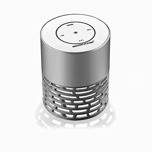 Portable Mini Round Bass Metal Led Wireless Speaker