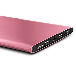 Custom logo aluminium high capacity mobile power bank 20000mah