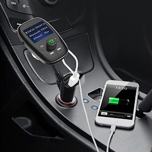Double USB Ports Bluetooth Wireless Car mp3 Player fm Transmitter