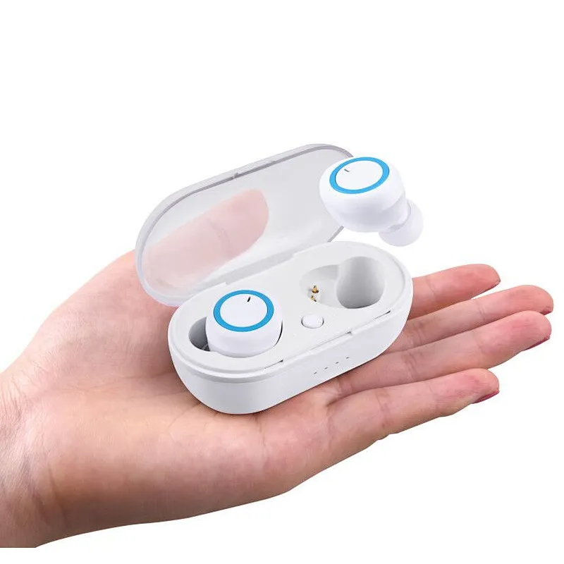 CE ROHS FCC Certificates Waterproof TWS Wireless Bluetooth Earphone BT 5.0 Earbuds