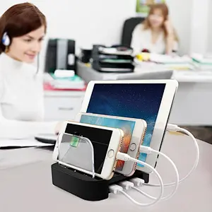 Portable Multi Device 3 Port USB Desktop Charging Station