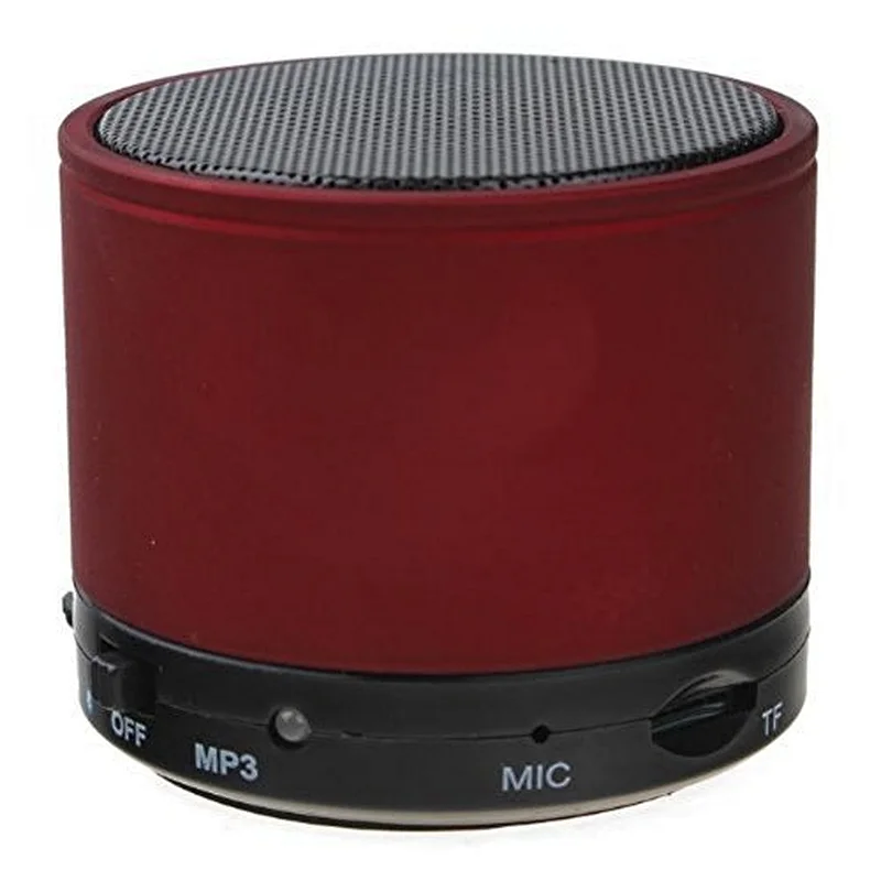 blister box oem color wireless handfreee call mini cylinder speaker