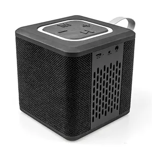 3W Cube Stereo Cloth Cover Wireless Fabric Speaker