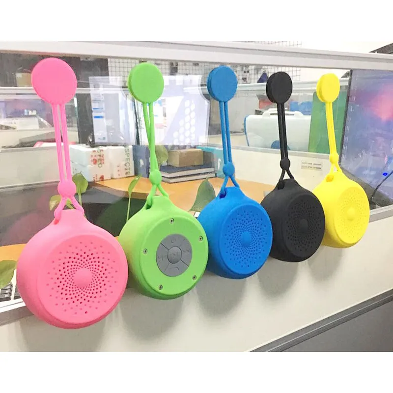 Portable Lanyard Suction Cup Mini Waterproof Bluetooth Wireless Speaker