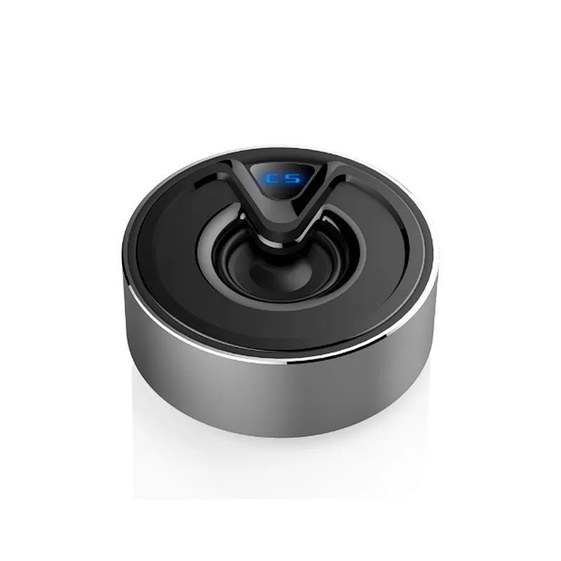 Handsfree Aluminum Alloy Wireless Bluetooth C5 Mini Stereo Speaker