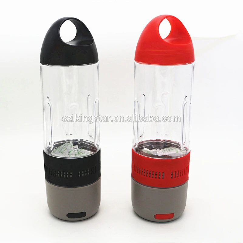 wireless 3 in 1 music bottle 2000mah waterproof compass power bank speaker