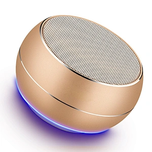 speakers with led light music player subwoofer Aluminum mini led speaker