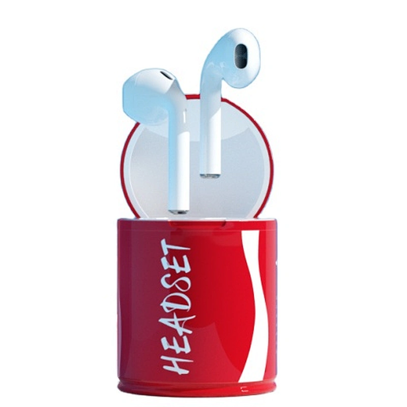 2020 Creative Ring-pull Can Tws Wireless Blue-tooth V5.0 Earbuds With Charging Case