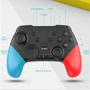 Wholesale Wireless Bluetooth Joystick Game Controller Multi-functional Game Controller Customizied Logo ps4 Gamepad