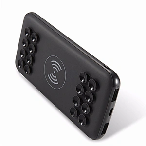 With Sucker Built-in Battery Wireless Charger 8000mah Power Bank