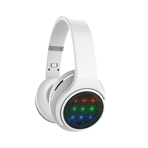 BT5.0 Over Ear Cordless Headband with Speaker Wireless Headphones