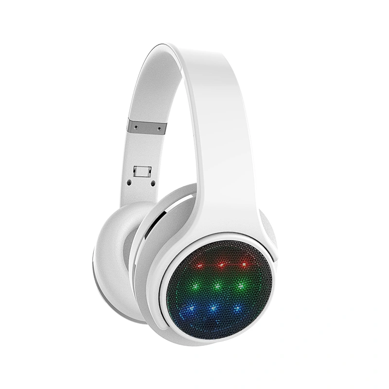 BT5.0 Over Ear Cordless Headband with Speaker Wireless Headphones