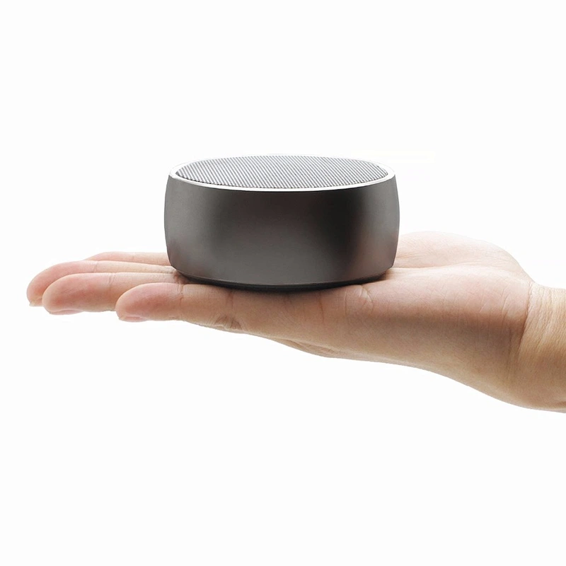 Promotion gift stereo handsfree subwoofer outdoor sports computer media player Mini portable round shape wireless speaker
