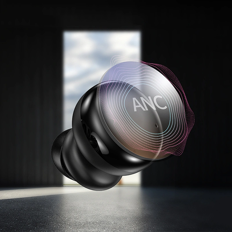 Custom Logo Bluetooth 5.0 Stereo Sound ANC Active Noise Cancelling TWS Headset
