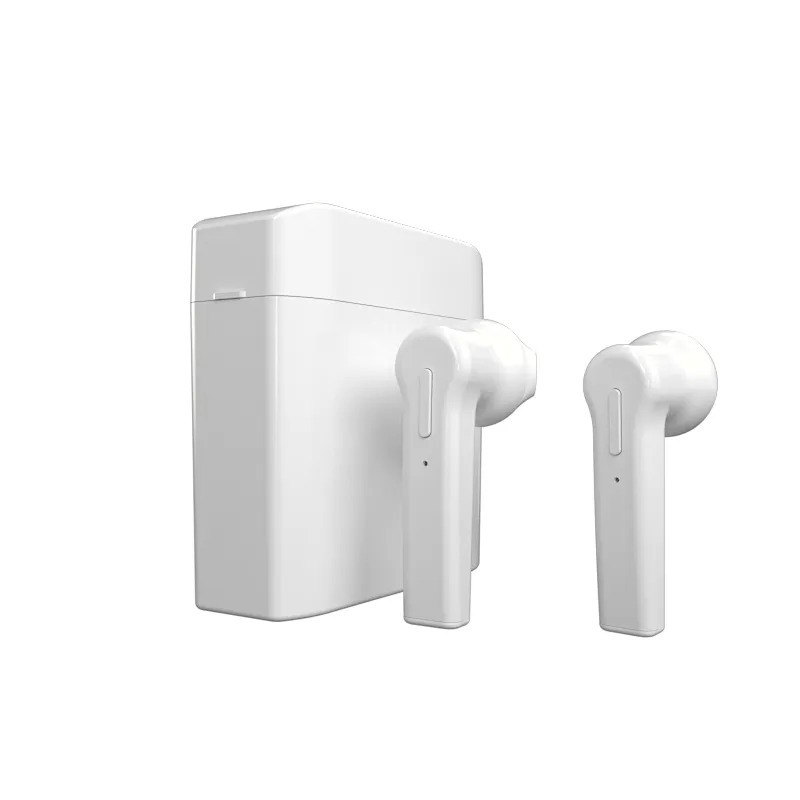 bt5.0 square sport earphones charging case stereo bass portable tws truly wireless bluetooth earbuds