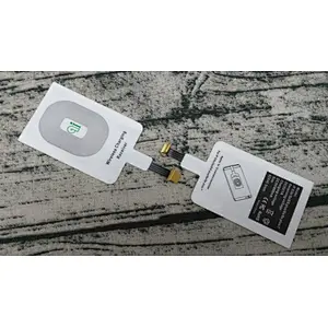 promotion gift portable Fast Charging Adapter Receptor QI Standard ultra thin Receiver Wireless Charger