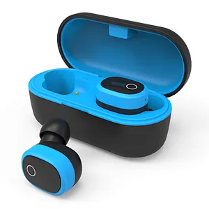 Wholesale 5.0bt HIFI stereo sound in ear with charging case mini portable multicolor true wireless earbuds earphones tws
