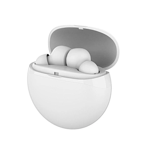 round shape charging case stereo waterproof tws earphones 5.0