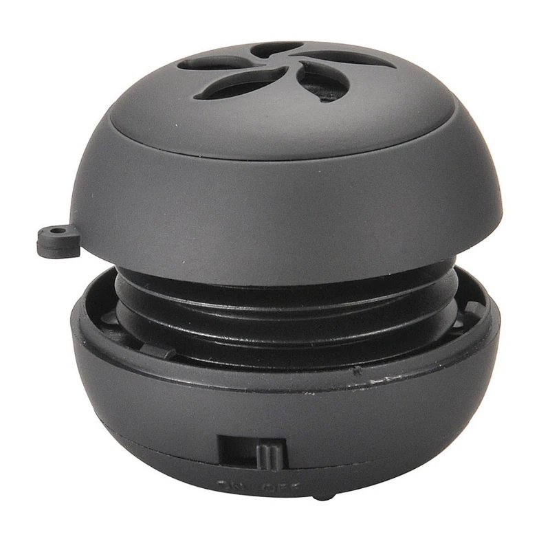 Round Small USB Portable Music Player Vibration Round Spherical Bluetooth BT Foldable Hamburger Mini Wireless Speaker