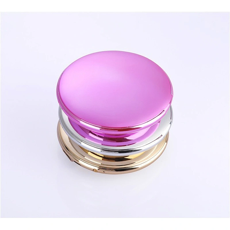 Promotion Gifts Luxury 2 in 1 Women Round 3000mah Makeup Power Banks With Mirror